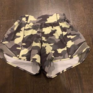 Camo Lululemon shorts